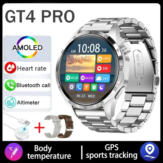 2024 New GT4 Pro Monitoring Smartwatch - GPS Tracker