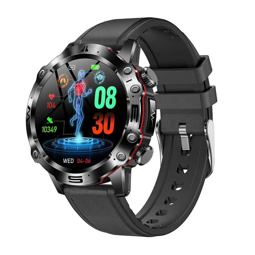 AI Medical Diagnosis Smart Watch - 2024 New Blood Lipids Uric Acid Blood Glucose watch - ECG+PPG Fitness Tracker