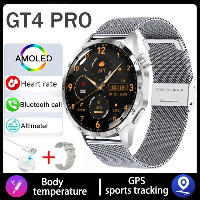 2024 New GT4 Pro Monitoring Smartwatch - GPS Tracker